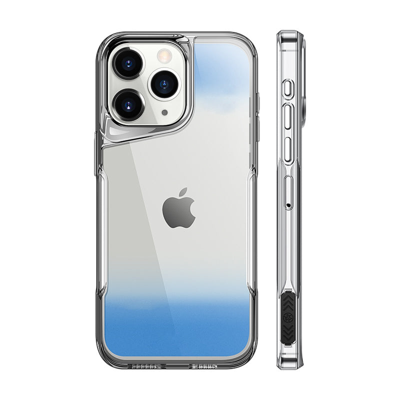 Luxury Plating Soft Rubber iPhone Case - High-Transparency Back, Lens Protection, Shockproof Border Design | Case for iPhone