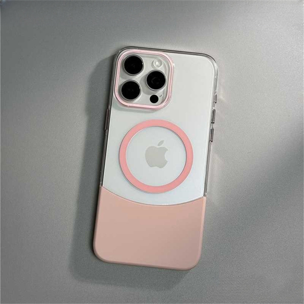 2-in-1 Detachable Magnetic Case – Slim Hard PC Clear Back Cover with iPhone Models, Sleek and Durable Protection