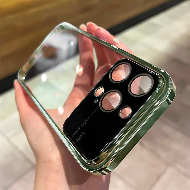 Luxury Ultra-Thin iPhone Case - Clear Transparent Hard PC Cover, MagSafe Compatible, Camera Protection, 