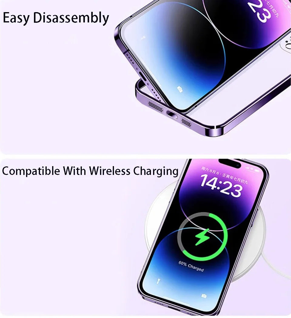 Luxury Plating Transparent Silicone Case – High Quality, Shockproof, Ultra Slim, HD Lens Protection, Durable Soft Cover, 