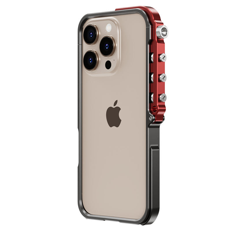 Luxury Aluminum Alloy Armor Frame Case – 360° Mechanical Metal Bumper Shockproof Cover for iPhone Models, Durable and Stylish Design