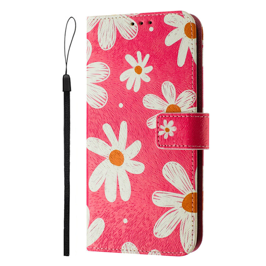 Cute Cat Butterfly Flower Leather Flip iPhone Case – Wallet Card Holder, Stand Function, Magnetic Closure, Durable PU Leather