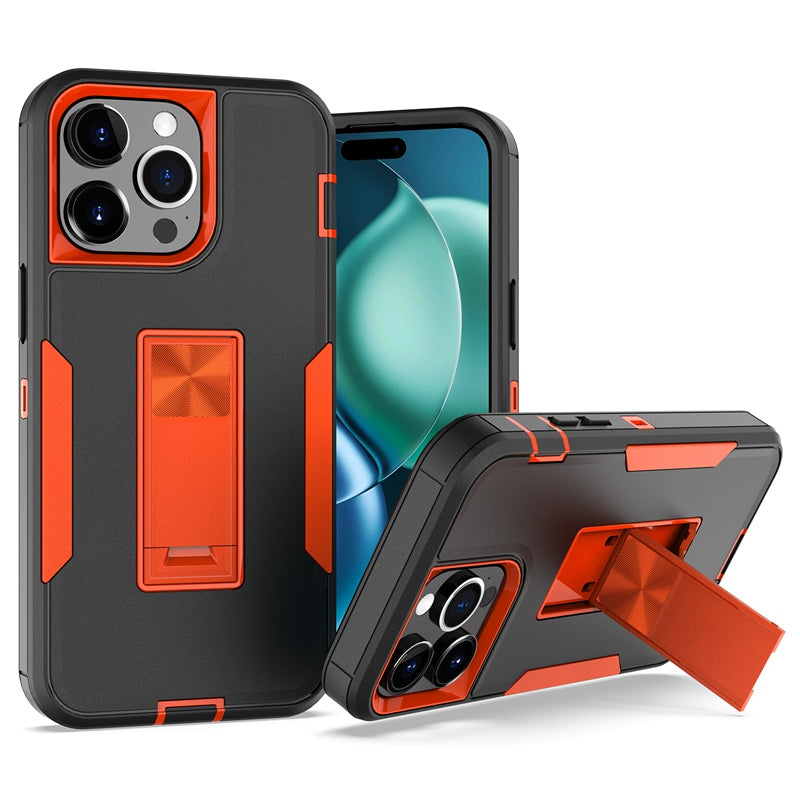 Shockproof Kickstand Case – Magnetic Holder Adsorption Cover for iPhone Models, Durable and Protective Design