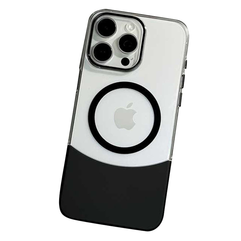 2-in-1 Detachable Magnetic Case – Slim Hard PC Clear Back Cover with iPhone Models, Sleek and Durable Protection