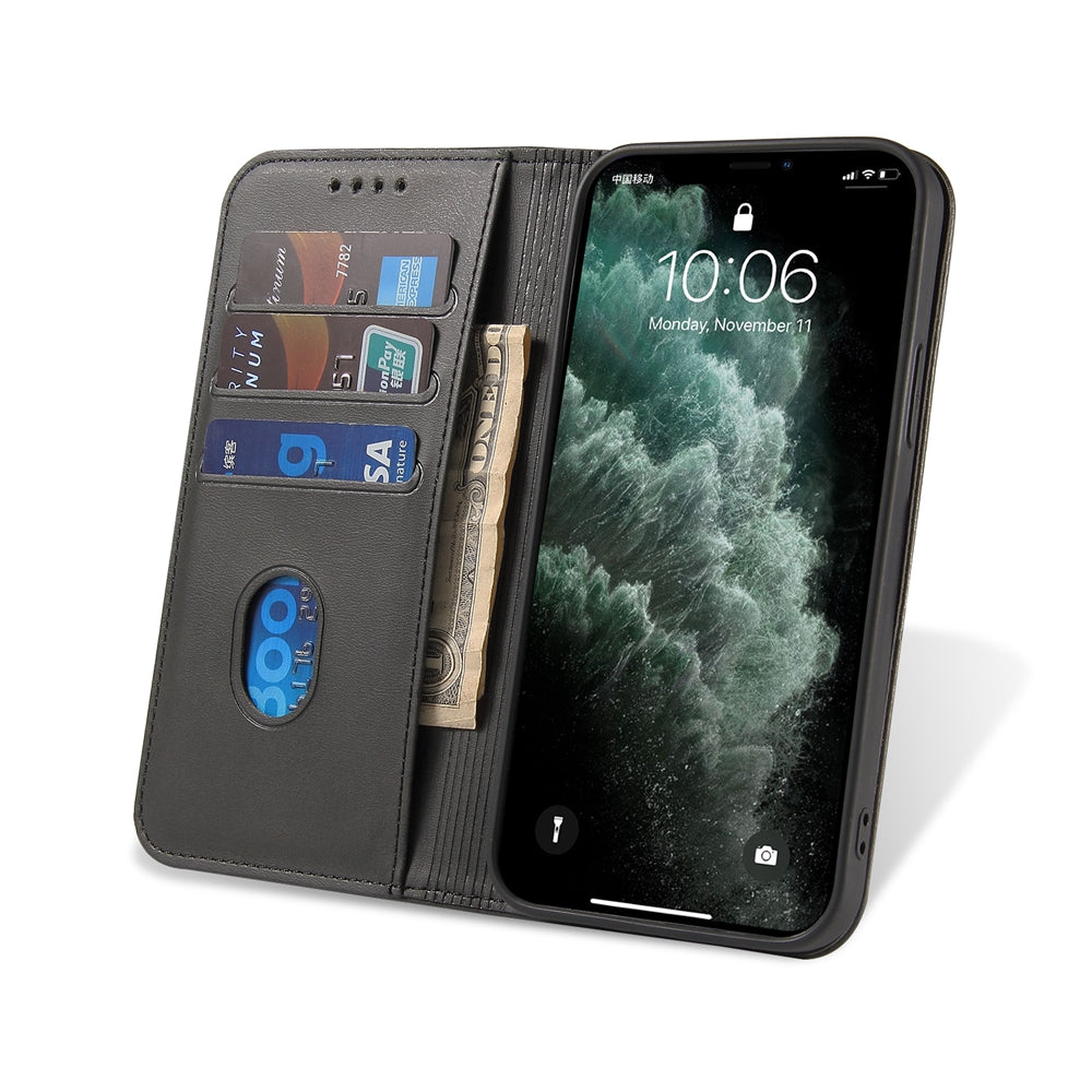 Luxury Magnetic Leather Flip Case – Premium Wallet Cover with Card Slots, Shockproof Protection, and Magnetic Closure for iPhone Models