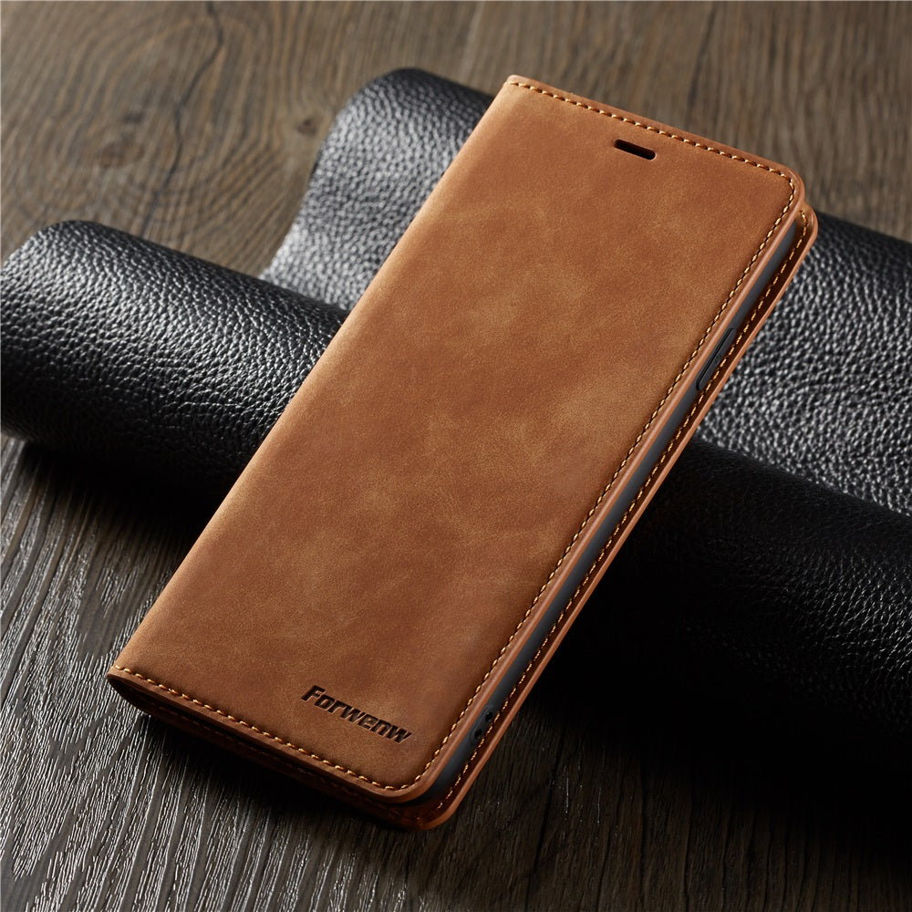 Thin Suede Leather Wallet Case – Flip Cover with Strong Magnet, Card Holder, and Premium Protection for iPhone Models