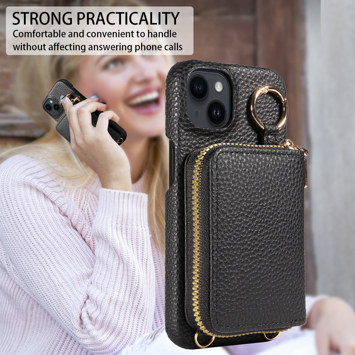 Premium High-Quality Magnetic Wallet Phone Case for iPhone 16, 15, 14, 13, 12 Pro, Pro Max, Plus, Mini – Detachable with Lashing Functionality