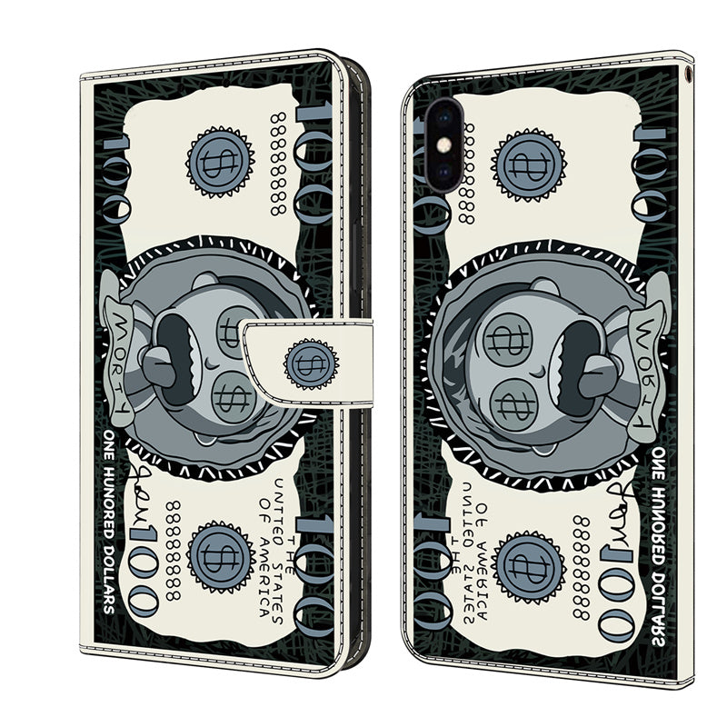 Premium 3D Leather Flip Wallet Case - Magnetic Phone Cover with Card Holder, Stand Function, and Secure Closure | Case iPhone