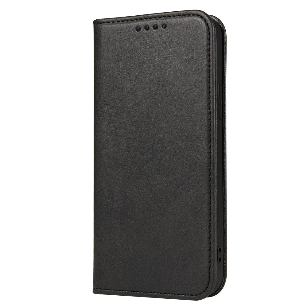 Luxury Magnetic Leather Flip Case – Premium Wallet Cover with Card Slots, Shockproof Protection, and Magnetic Closure for iPhone Models