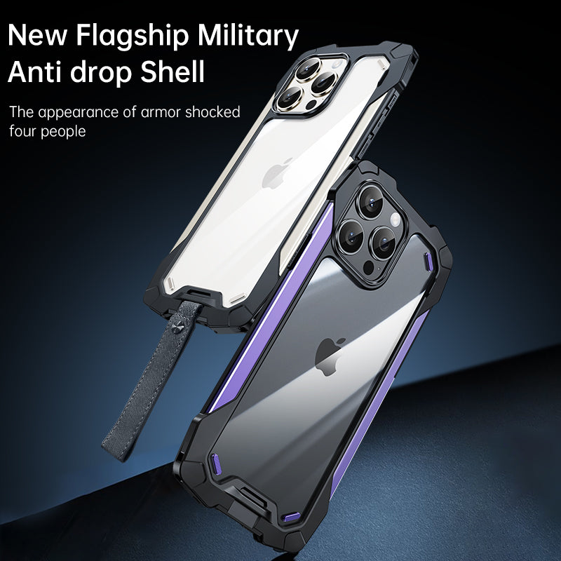 Luxury Military Armor iPhone Case – Anti-Drop, Shockproof Protection, Rugged Design for iPhone Models, Durable & Secure Cover