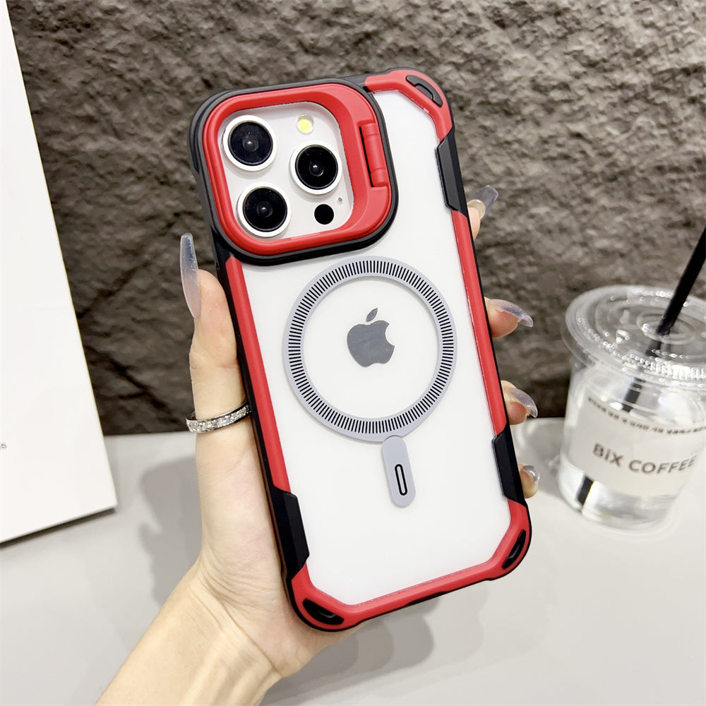 Luxury Shockproof Armor iPhone Case- Transparent MagSafe Cover, Wireless Charging Compatible, Durable & Protective Design | Case for iPhone