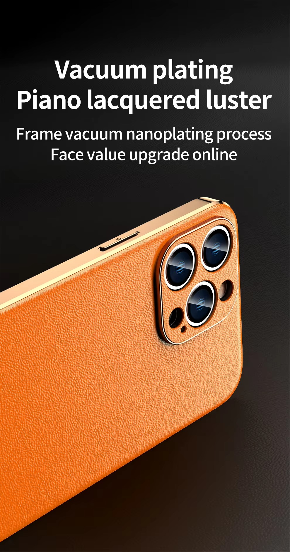 Luxury Genuine Cowhide Leather iPhone Case – Lens Protection, Durable & Stylish Premium Cover | Case for iPhone