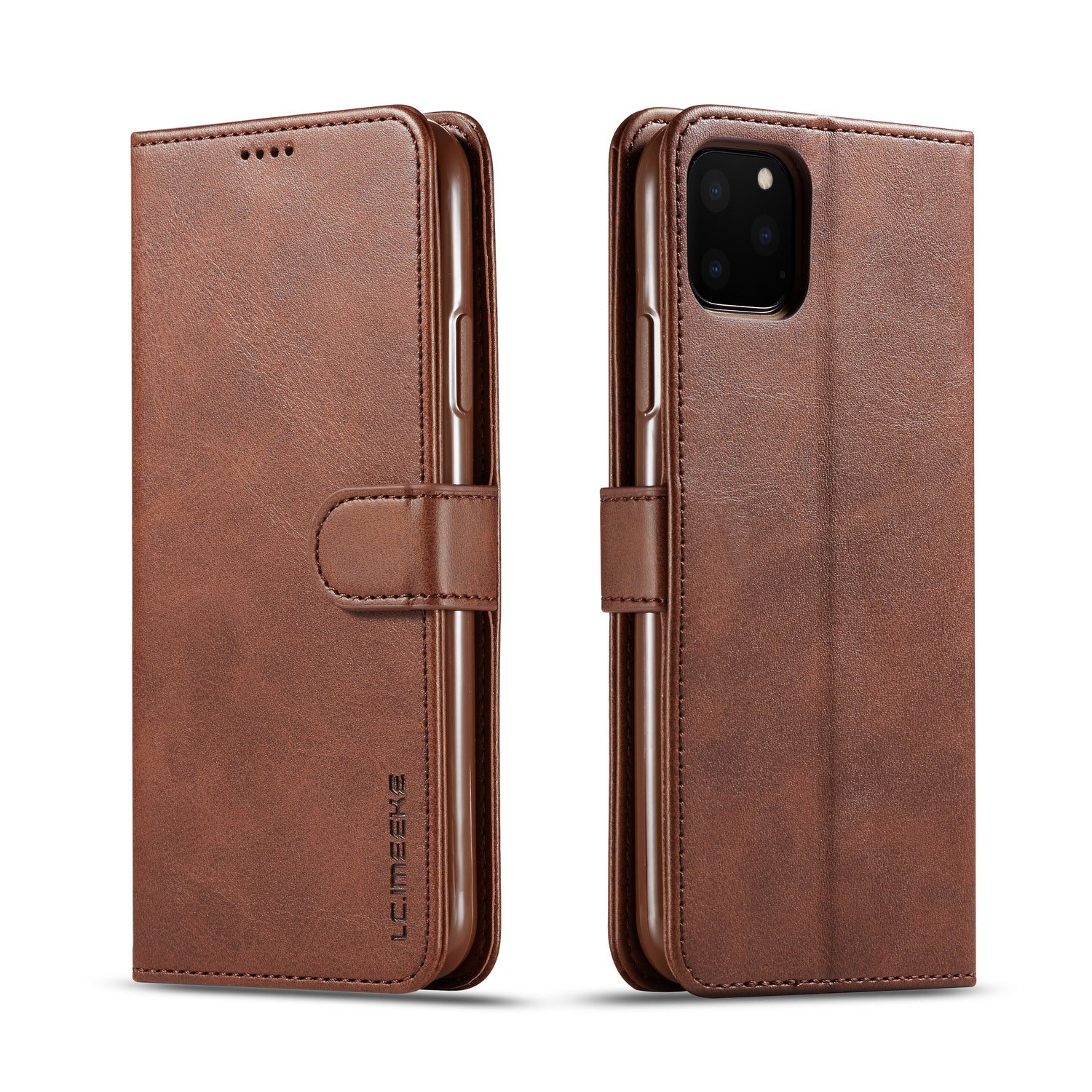 Luxury Leather Wallet Case – Flip Cover with Card Slot, Magnetic Closure, and Premium Protection for iPhone Models