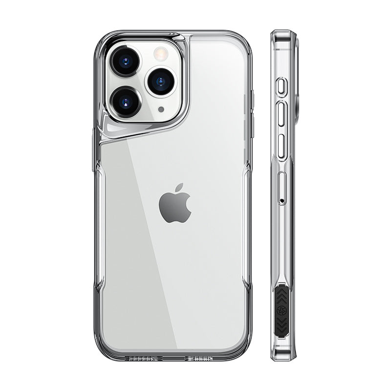 Luxury Plating Soft Rubber Case - High-Transparency Back, Lens Protection, Shockproof Border Design | Case for iPhone