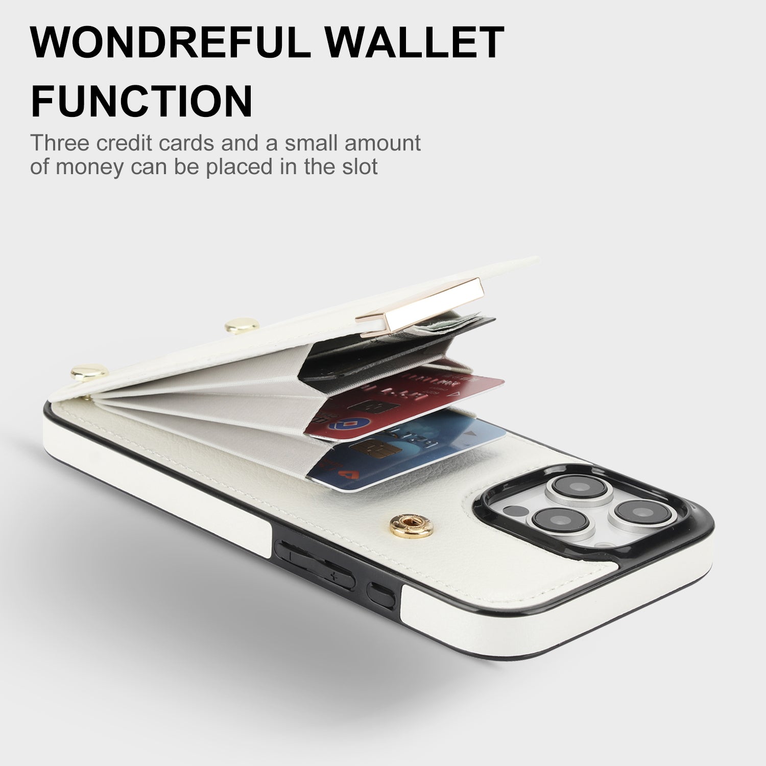 Shockproof Leather Wallet Case – Flip Cover with Card Holder, Secure Pocket, Durable Protection for iPhone Models