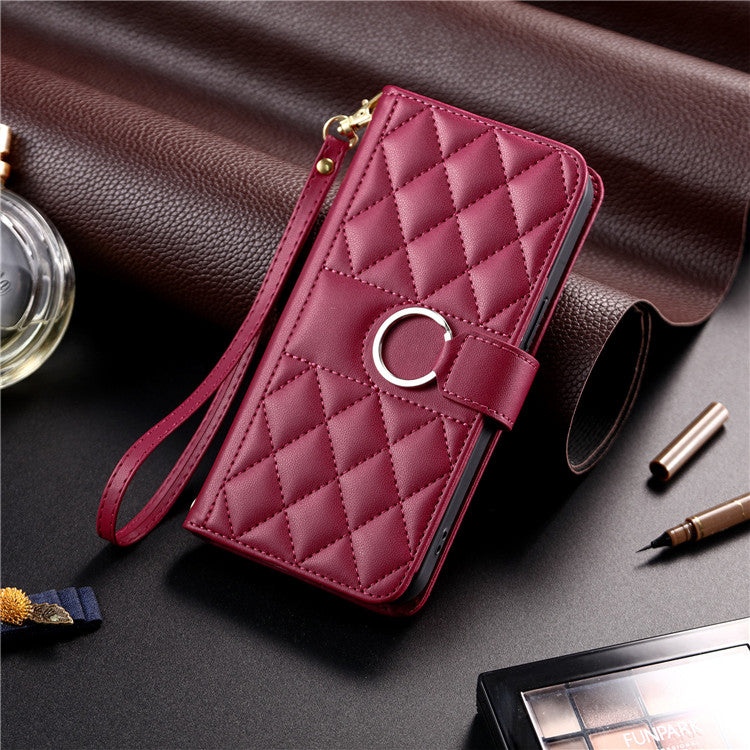 Luxury Leather Flip Phone Case – Premium Wallet, Bracket Protection,  Elegant Cover with Card Slots, Durable & Functional