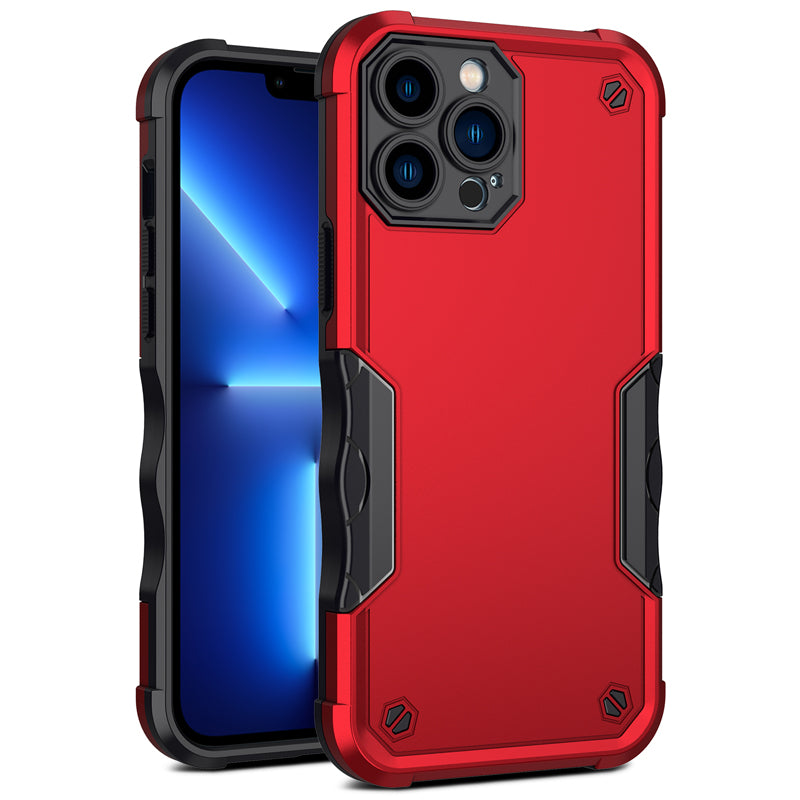 Shockproof Armor Case – Anti-Shock/Fall Protective Back Cover for iPhone Models, Durable and Rugged Design