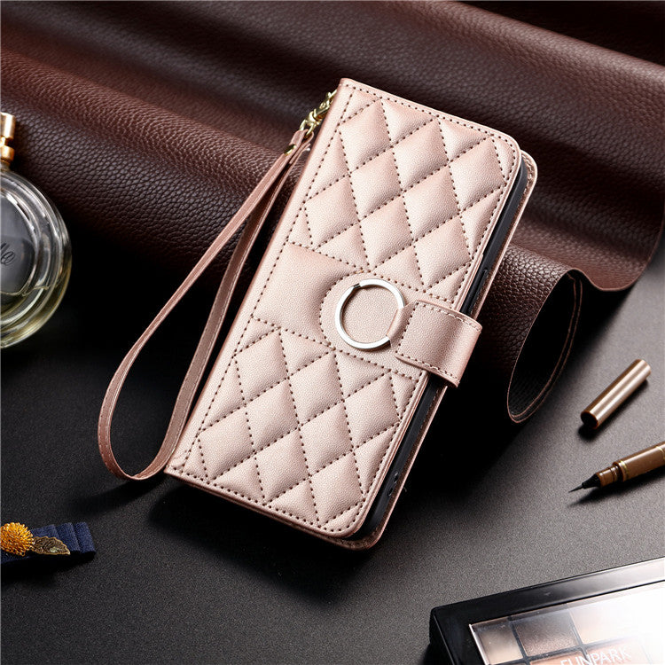 Luxury Leather Flip Phone Case – Premium Wallet, Bracket Protection,  Elegant Cover with Card Slots, Durable & Functional