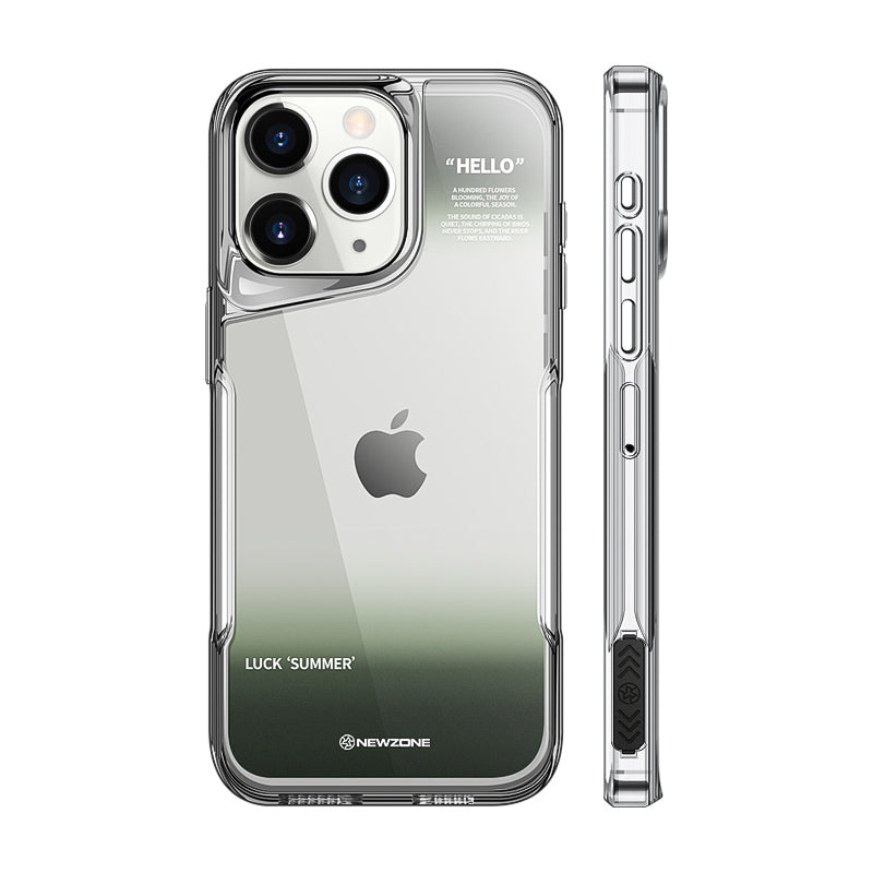 Luxury Plating Soft Rubber iPhone Case - High-Transparency Back, Lens Protection, Shockproof Border Design | Case for iPhone