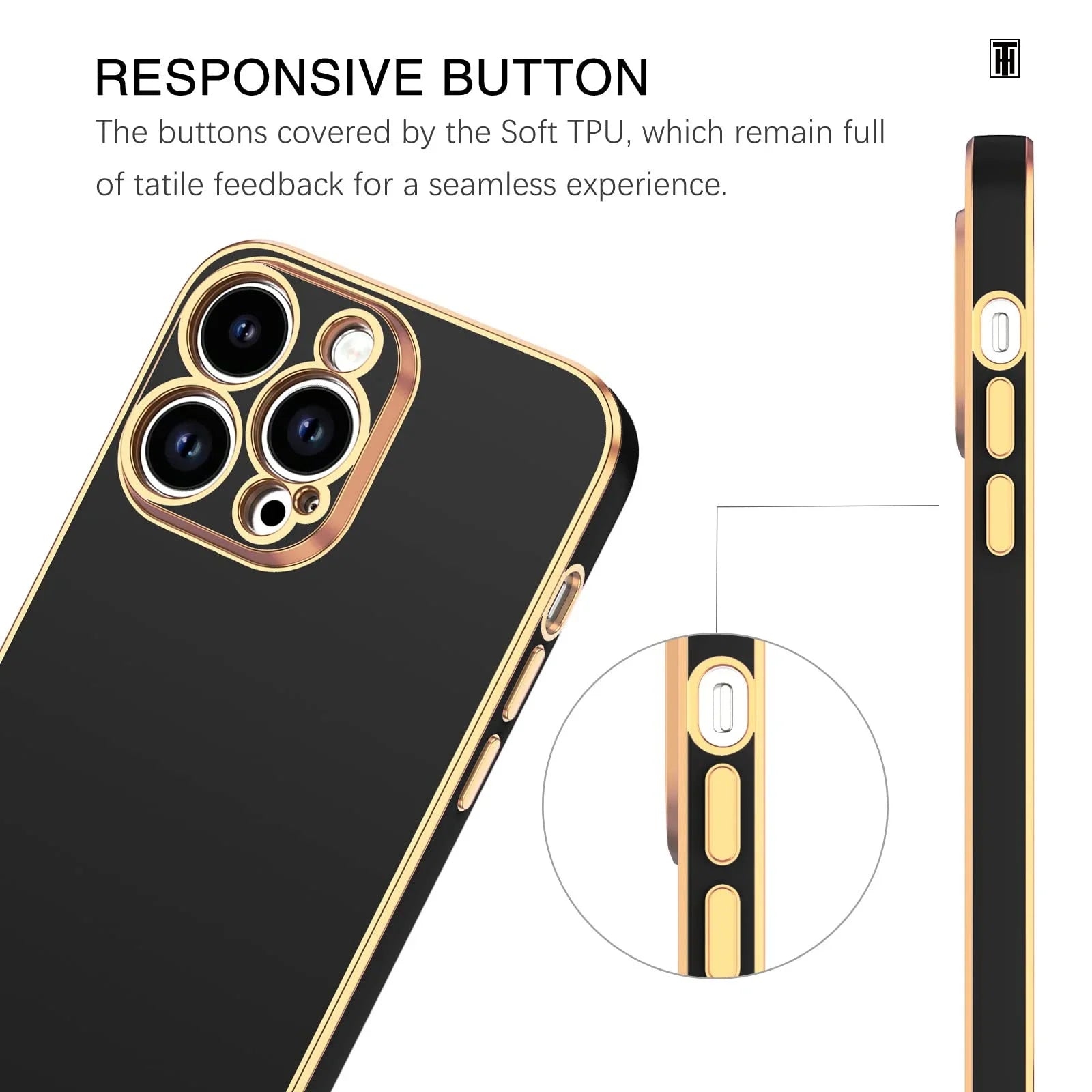 Luxury Silicone Soft iPhone Case – Glossy Shockproof Protection, Solid Color, Durable and Stylish Cover