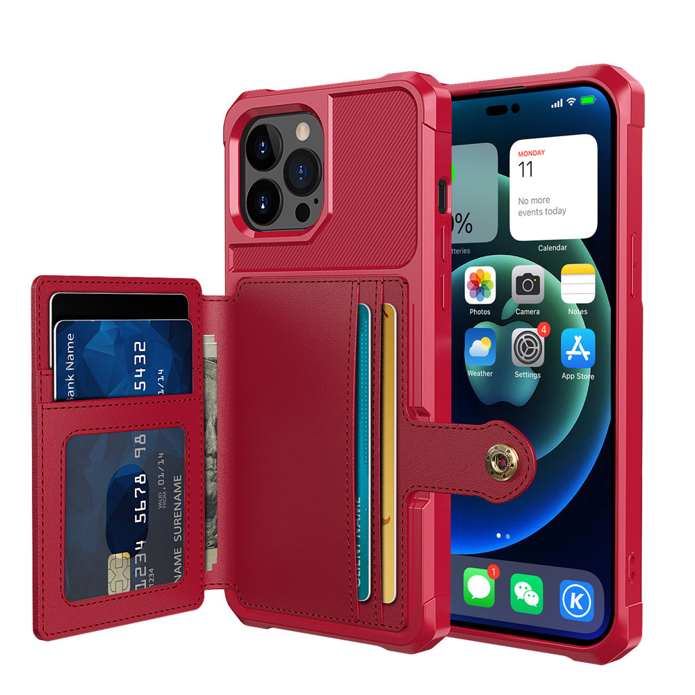 Premium Magnetic Wallet Leather Case for iPhone – Stand, Card Slot, Anti-Drop Protection for iPhone 15, 14, 13, 12, 11, 16 Pro Max, XS, SE2022