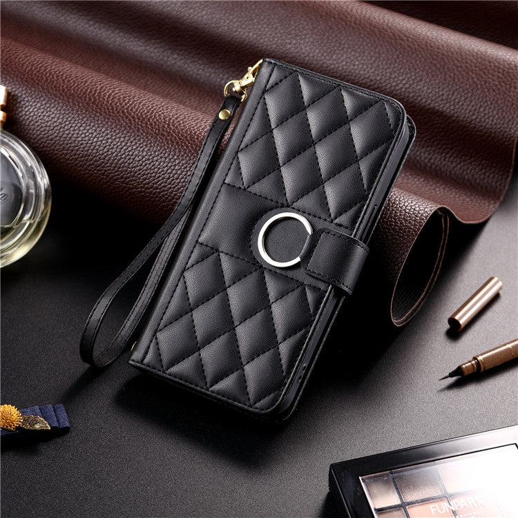 Luxury Leather Flip Phone Case – Premium Wallet, Bracket Protection,  Elegant Cover with Card Slots, Durable & Functional