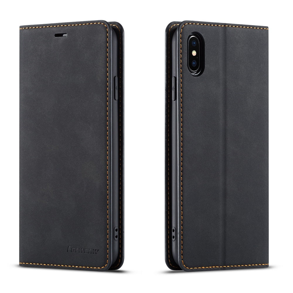 Thin Suede Leather Wallet Case – Flip Cover with Strong Magnet, Card Holder, and Premium Protection for iPhone Models