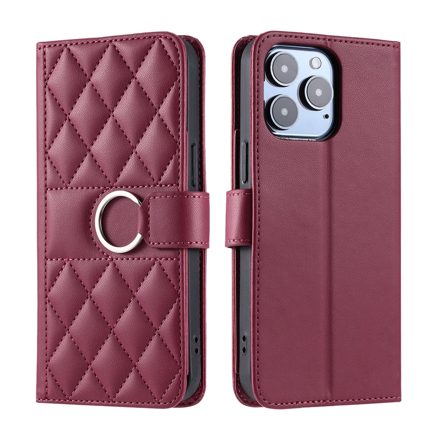 Luxury Leather Flip Phone Case – Premium Wallet, Bracket Protection,  Elegant Cover with Card Slots, Durable & Functional