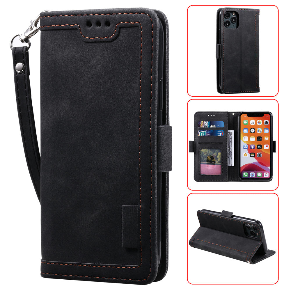 Luxury Leather Flip Case – Premium Wallet Cover, Magnetic Closure, Card Slots, Shockproof Protection, Elegant Design for iPhone