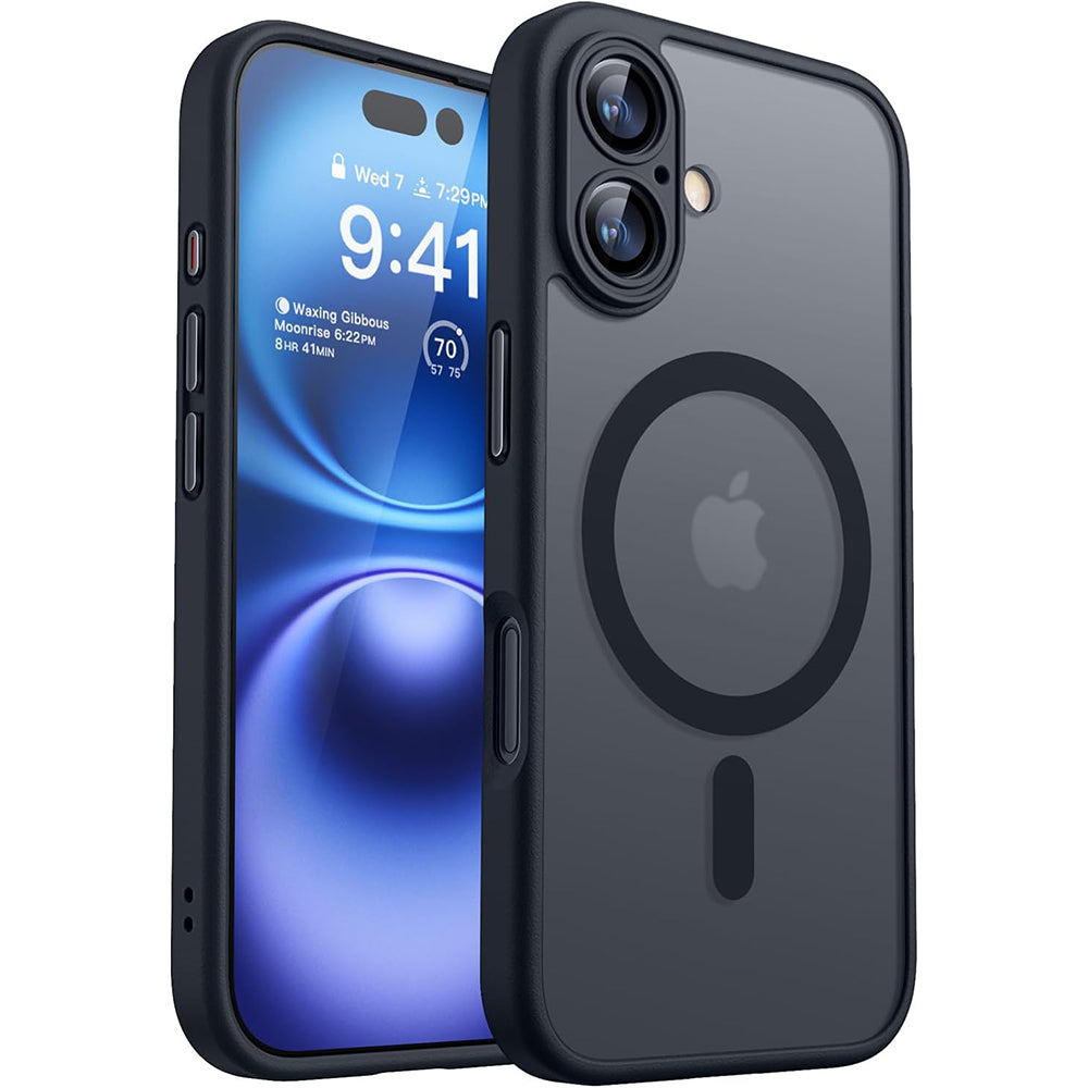 Premium Magnetic Armor Shockproof iPhone Case Wireless Charging, Matte Translucent Protection, Durable and Stylish Cover