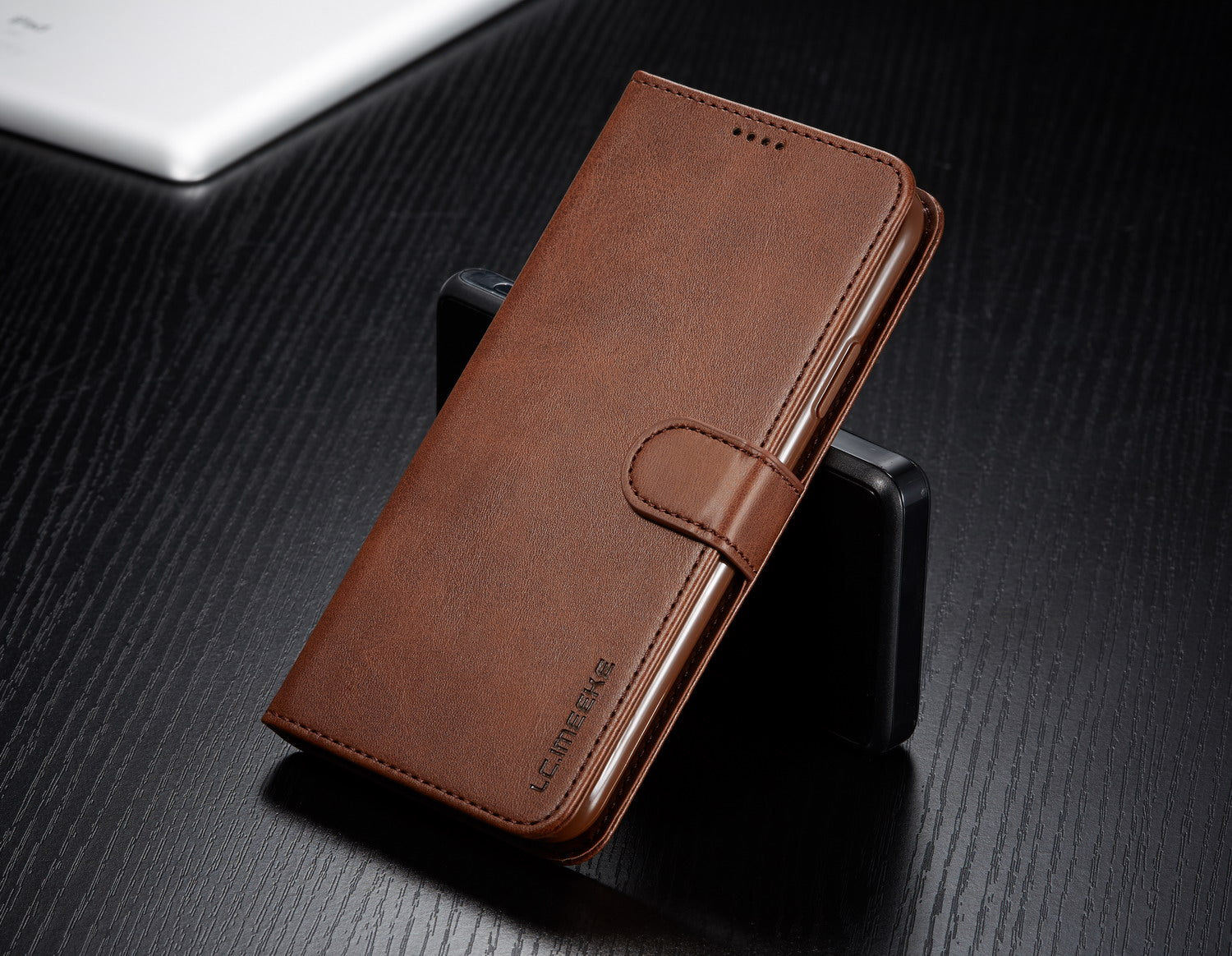 Luxury Leather Wallet Case – Flip Cover with Card Slot, Magnetic Closure, and Premium Protection for iPhone Models