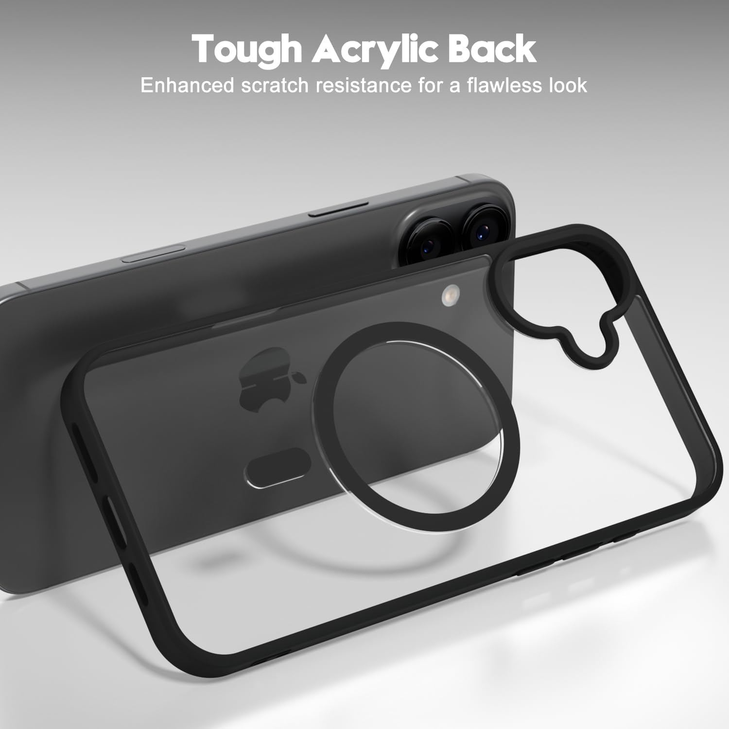 Premium Magnetic Armor Shockproof iPhone Case Wireless Charging, Matte Translucent Protection, Durable and Stylish Cover